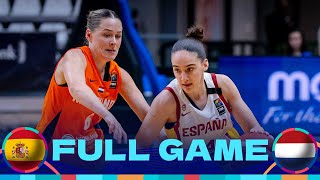 Spain v Netherlands  Full Basketball Game  FIBA Womens EuroBasket 2025 Qualifiers [upl. by My]