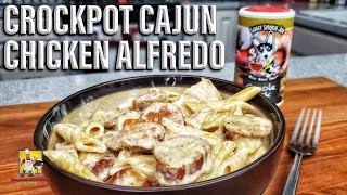 Crockpot Cajun Chicken Alfredo  Crockpot Recipes [upl. by Lleynad]