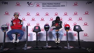 MotoGP Misano Round 2 Both Press conferences HD [upl. by Checani]