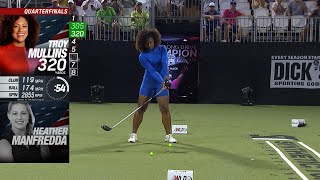 Top 5 Drivers 2019 WLD World Championships womens division  Golf Channel [upl. by Collie]