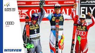 Ramon Zenhaeusern  quotI love Sloveniaquot  Mens Slalom  Kranjska Gora  FIS Alpine [upl. by Argella]