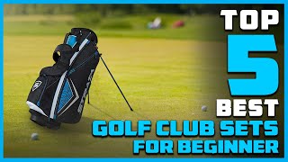 Top 5 Best golf club sets for beginners Review in 2023 [upl. by Cupo817]