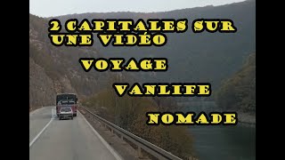 Obligés de prendre un sens interdit  2 capitales dans cette vidéo campingcar voyage campingcar [upl. by Harihat]