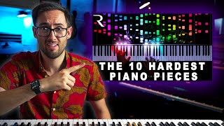 Top 10 Most Difficult Piano Pieces  Pianist Reacts [upl. by Danyluk566]