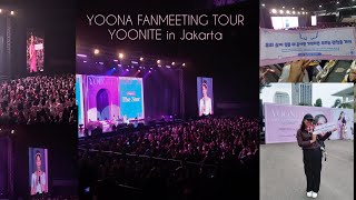 S💗NE VLOG💥YOONA FAN MEETING TOUR  YOONITE in JAKARTA [upl. by Nawotna]