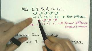 Quadratic Sequences The Basics [upl. by Susi]