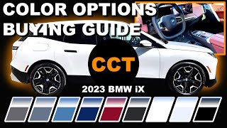 2023 BMW iX  Color Options Buying Guide [upl. by Ahsiner]