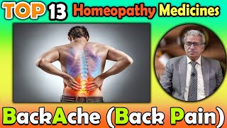 Backache Causes Symptoms and homeopathy Treatment  Dr P S Tiwari [upl. by Teerpnam42]