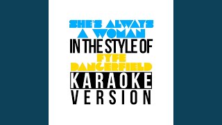 Shes Always a Woman In the Style of Fyfe Dangerfield Karaoke Version [upl. by Frasco83]