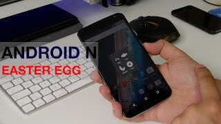 How to get to Android N quotNougatquot easter egg [upl. by Sully210]