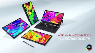 ASUS Vivobook 13 Slate OLED  Your PC Your OLED TV  Newly Launched [upl. by Ahsain32]