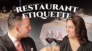 Restaurant Etiquette How to Dine Out Like a Gentleman [upl. by Tito]