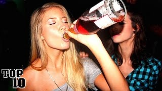 Top 10 Best Drinking Games At Parties [upl. by Darsie484]