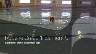 Eggbeater Press Eggbeater Pop  Synchronised Swimming Routines [upl. by Theron]