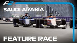 F2 22  Saudi Arabia  Feature Race  TV [upl. by Anayet]