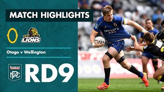 RD 9 HIGHLIGHTS  Otago v Wellington Bunnings NPC 2021 [upl. by Ewell359]