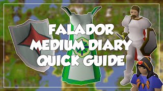 Falador Medium Diary Quick Guide  Old School RunescapeOSRS [upl. by Hau]