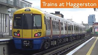 London Overground Trains At Haggerston [upl. by Rosaline]