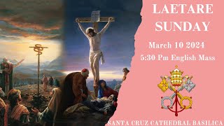 10032023 4th Laetare Sunday 530pm English Mass Santa Cruz Cathedral Basilica Fort Cochin [upl. by Xenia]