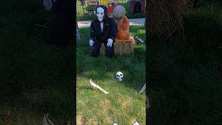 Poltergeist Meets Jigsaw amp Freddy halloween2024 skeleton freddy saw jigsaw poltergeist [upl. by Aisayt]