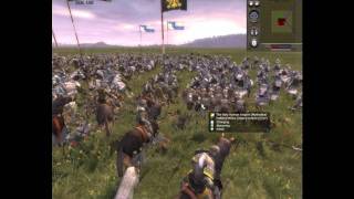 Medieval II Total War  5 Sacro Imperio Romano Germánico vs Francia Batalla Online [upl. by Tollmann]