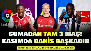 KASIMDA BAHİS BAŞKADIR Cuma 1 Kasım 2024 İddaa Tahminleri ⎮ Bahisci İmam [upl. by Bogusz308]