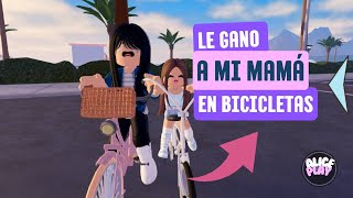 Le Gano a mi mama en una competencia de Bicicletas en Roblox [upl. by Krause]