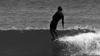 Classic longboarding style at Malibu California [upl. by Nywles773]