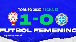 Huracán vs Belgrano Fecha 13 del Campeonato Femenino YPF Torneo 2023 [upl. by Nelson272]