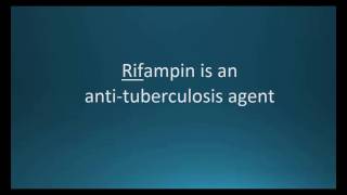 How to pronounce rifampin Rifadin Memorizing Pharmacology Flashcard [upl. by Ritchie]