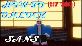 How to Unlock Sans in the NEW Update Brawling Grounds [upl. by Erika]