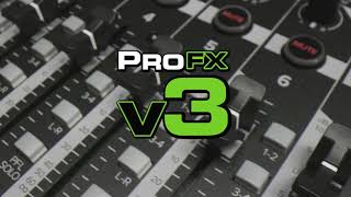 Mackie ProFXv3 Series Professional Effects Mixers with USB [upl. by Ayhtak876]