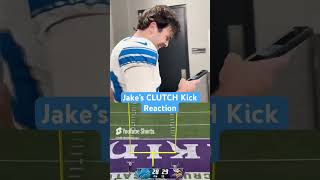 LIONS Kicker Humble Reaction shorts nfl football sports nflfootball [upl. by Ahgiela]