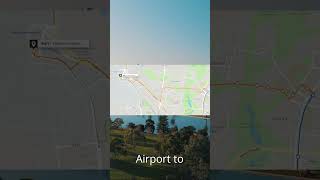 Melbourne Airport to the City for 5 shorts melbourne melbourneairport bus plane lifehacks [upl. by Emmalee]