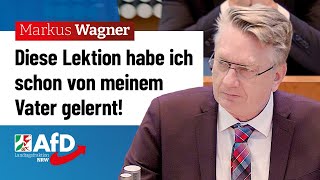 Diese Lektion habe ich schon von meinem Vater gelernt – Markus Wagner AfD [upl. by Ainnek602]