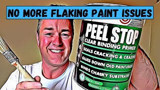 Stop Flaking Peeling Paint Now with Zinsser Peel Stop [upl. by Lledraw408]