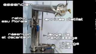 Distillation sous vide dhuile essentielle [upl. by Tshombe]