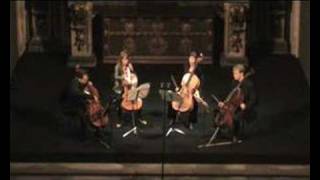 GPh Telemann Cello Quartet I AdagioAllegro [upl. by Osber215]