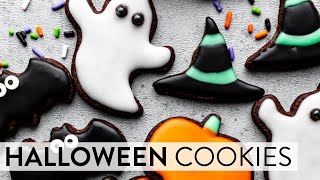 Decorating Halloween Cookies  Sallys Baking Recipes [upl. by Riggs]