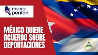 México busca acuerdo sobre deportaciones de cubanos venezolanos y otros migrantes de EEUU [upl. by Addy]