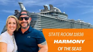 Touring Room 11636 On Harmony Of The Seas  A Quick Look Inside [upl. by Asihtal]