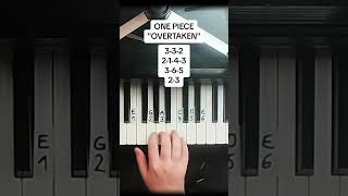 Overtaken Piano Tutorial shorts [upl. by Lenuahs111]