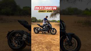 The Ducati Diavel V4 Exhaust Sound is MENTAL 🔥  BikeWale shorts [upl. by Hanas]