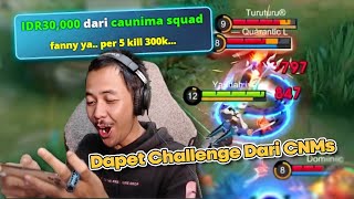 Fanny Dwi Woii Ditantang Keluarga CNMs Mari Kita Kuras Habis Saldonya Coooy  Mobile Legends [upl. by Enilrad]