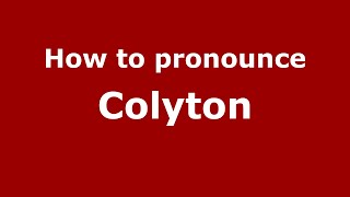 How to pronounce Colyton EnglishUK  PronounceNamescom [upl. by Schaefer]