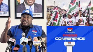 NPP PRESS CONFERENCE To Address National Issues Going On in Ghana [upl. by Fernand872]