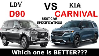 ALL NEW LDV D90 Vs ALL NEW Kia CARNIVAL  Which one is better [upl. by Leachim74]