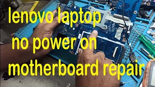 lenovo laptop no power motherboard repairDead laptop motherboard repair lenovo g507080 [upl. by Oidivo]