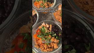 Chicken burrito bowls meal prep [upl. by Saalocin]