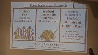 St Joseph Catholic Church  1115 AM Mass [upl. by Fallon]